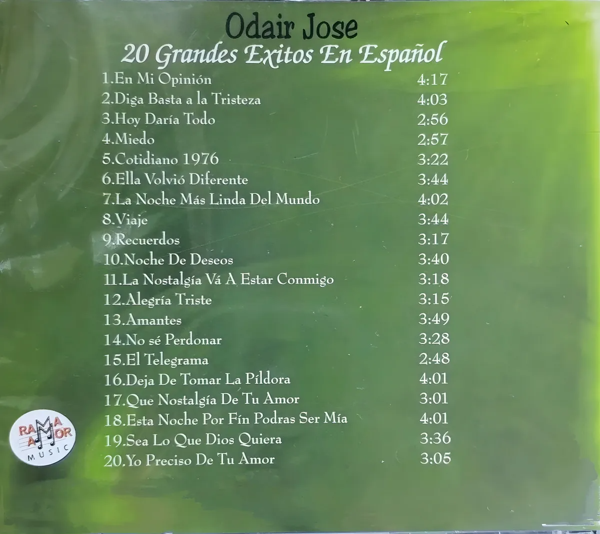 ODAIR JOSÉ - EN CASTELHANO