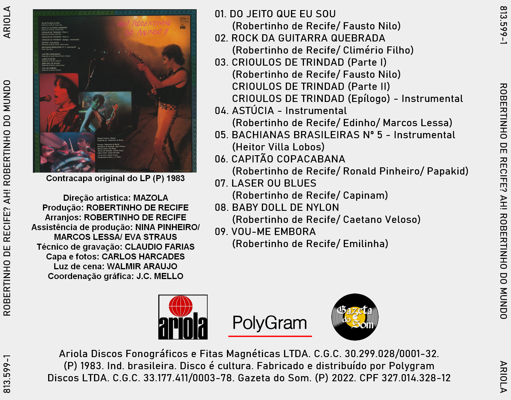 ROBERTINHO DE RECIFE - AH! ROBERTINHO DO MUNDO (1983)