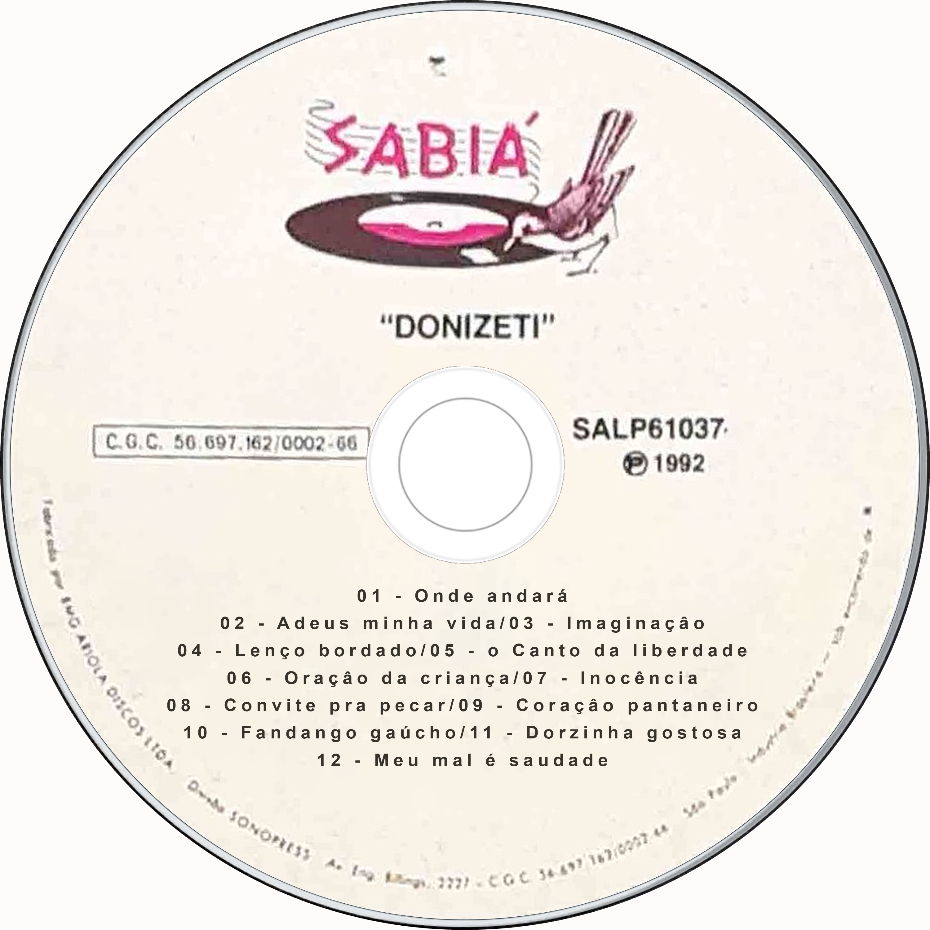 DONIZETI - IMAGINAÇÃO (1992)