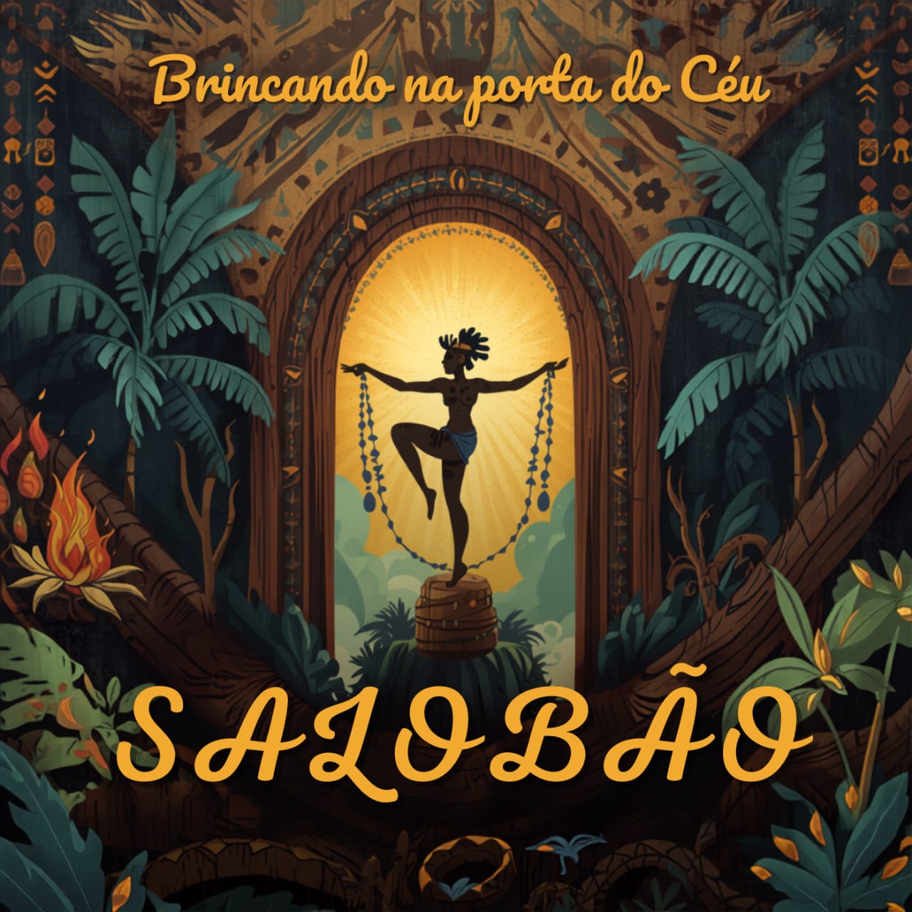 Brincando na porta do Céu